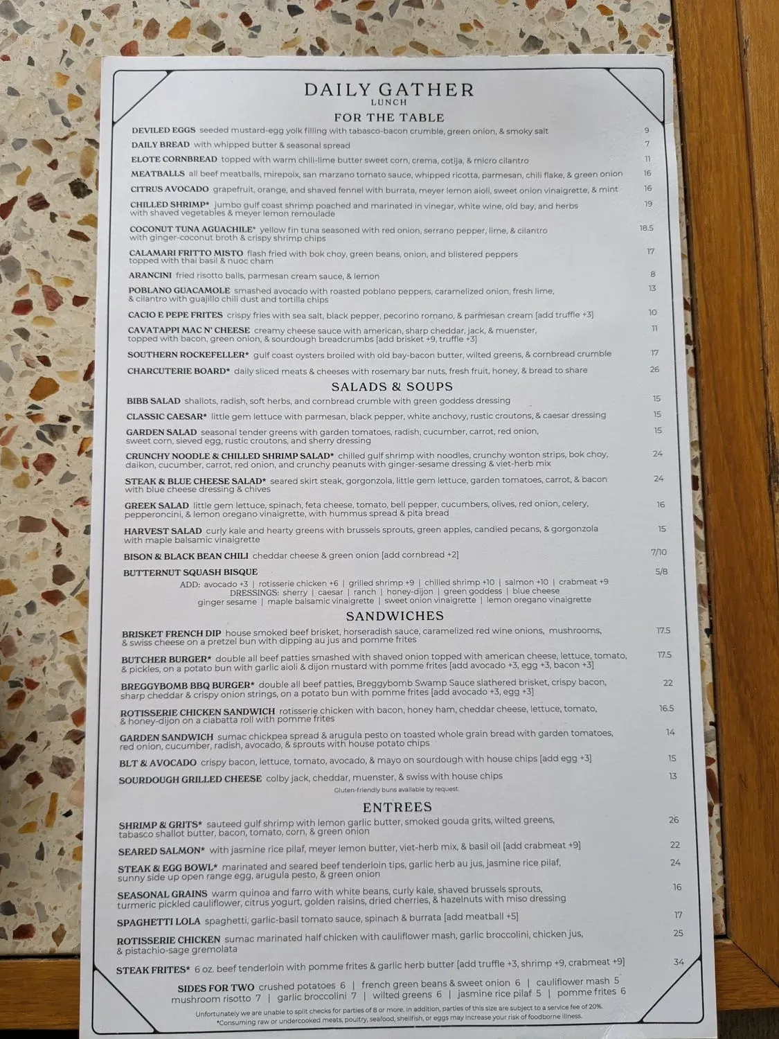 Menu 4