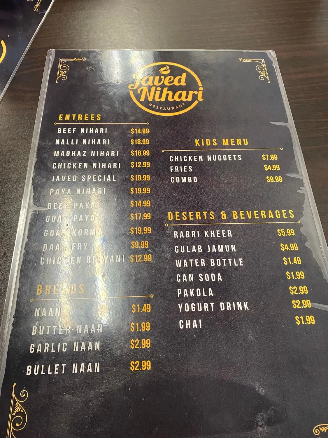 Menu 3