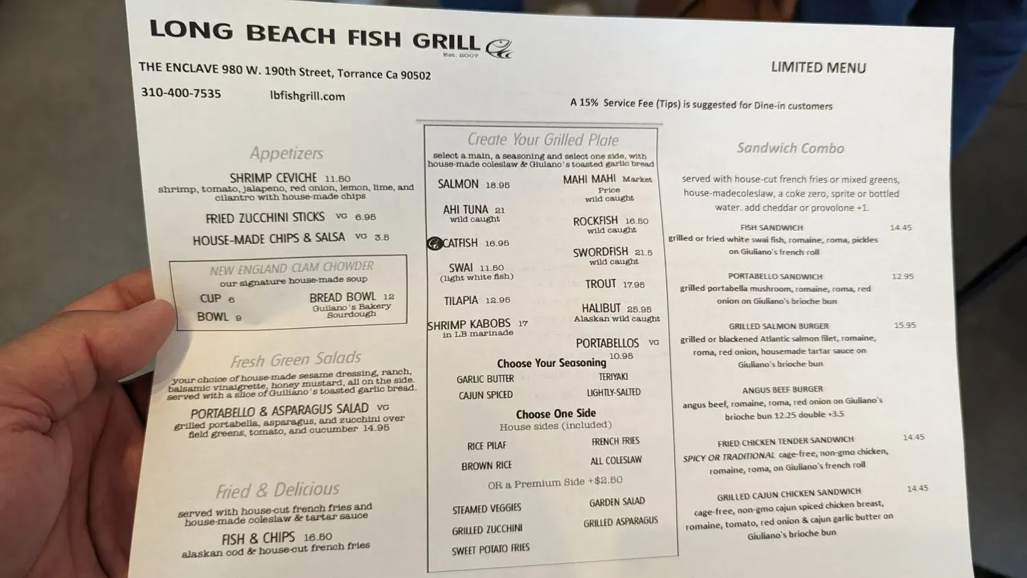 Menu 3