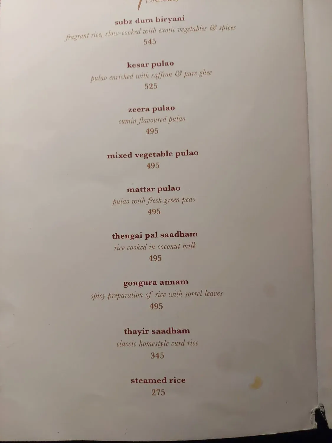 Menu 4