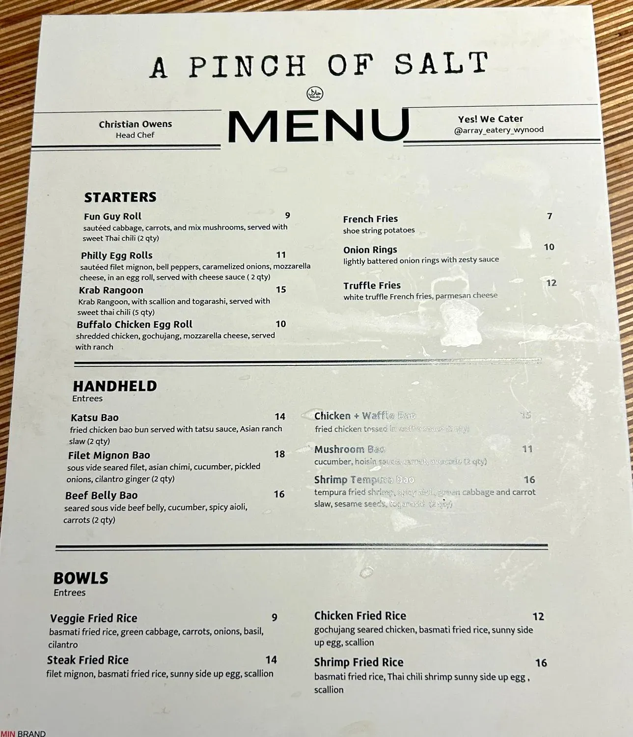 Menu 4