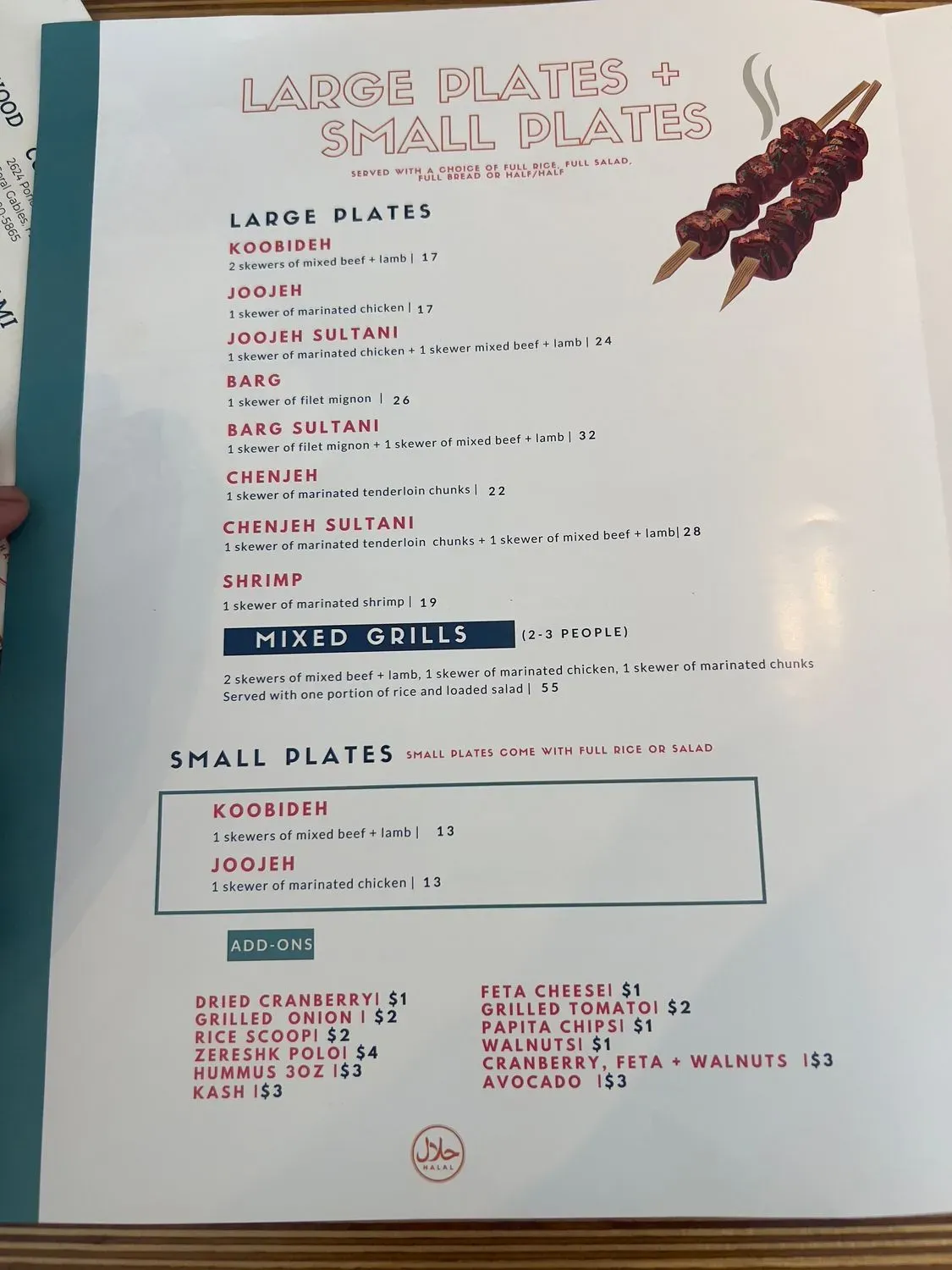 Menu 5