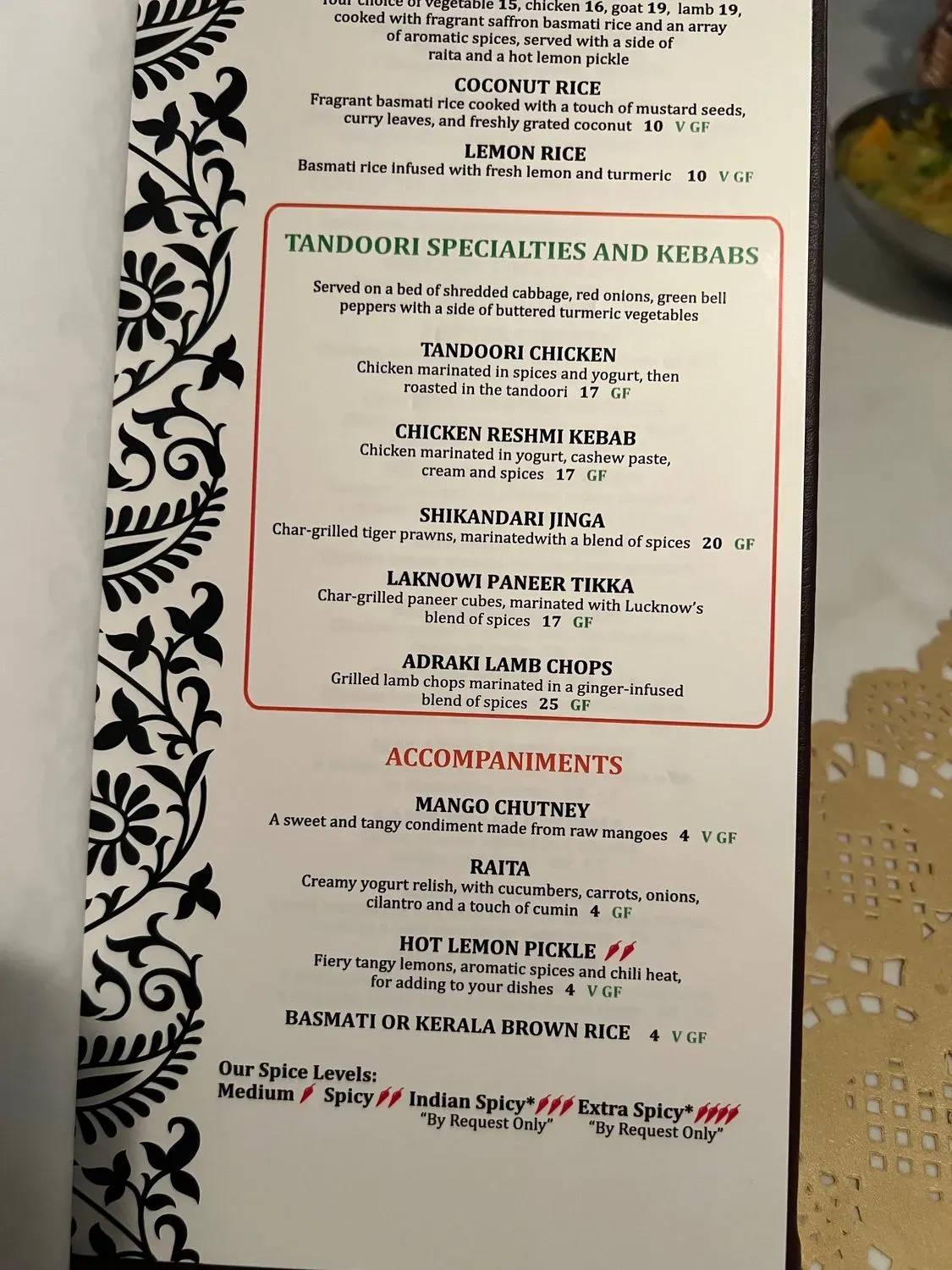 Menu 5