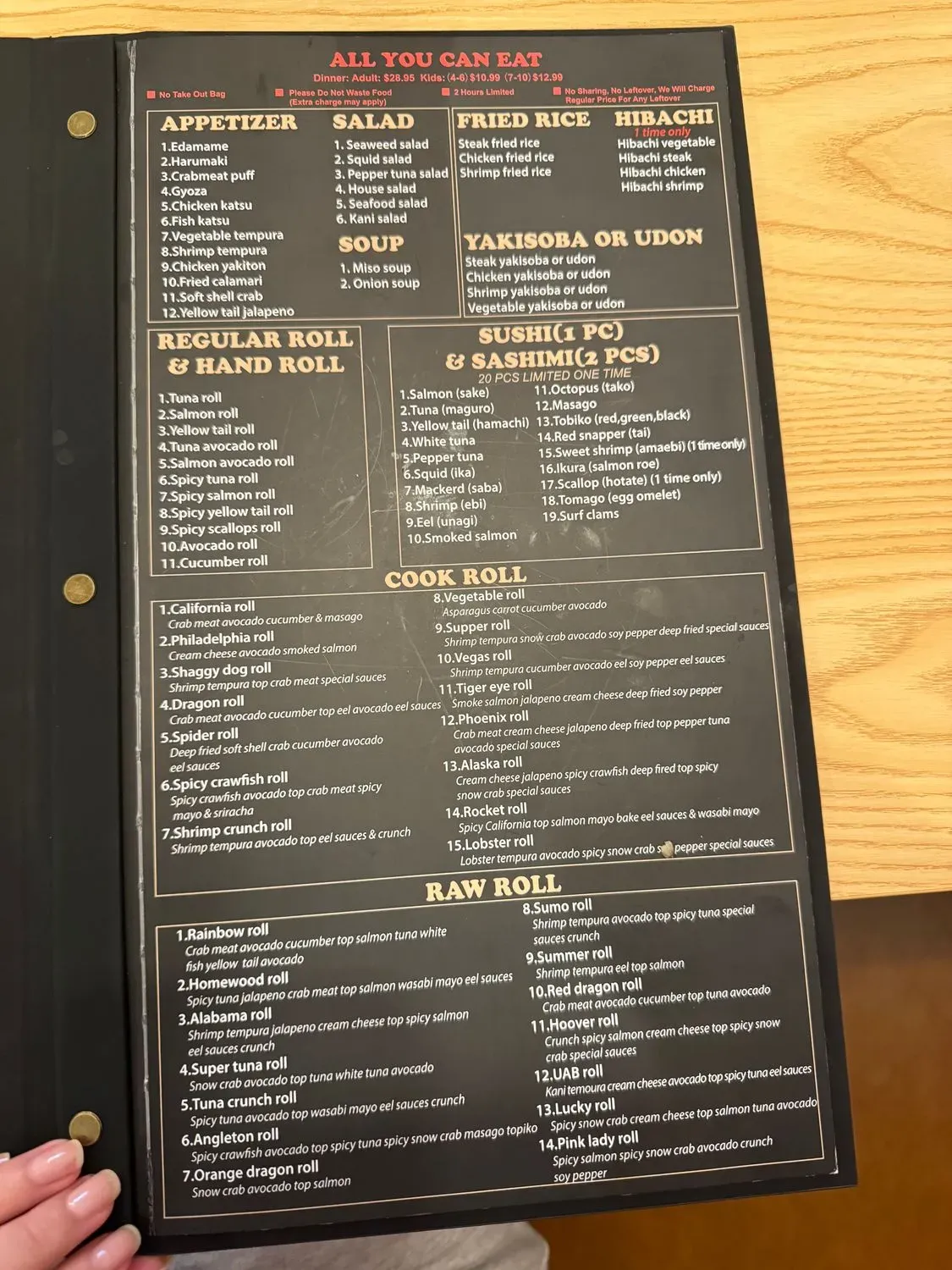 Menu 6