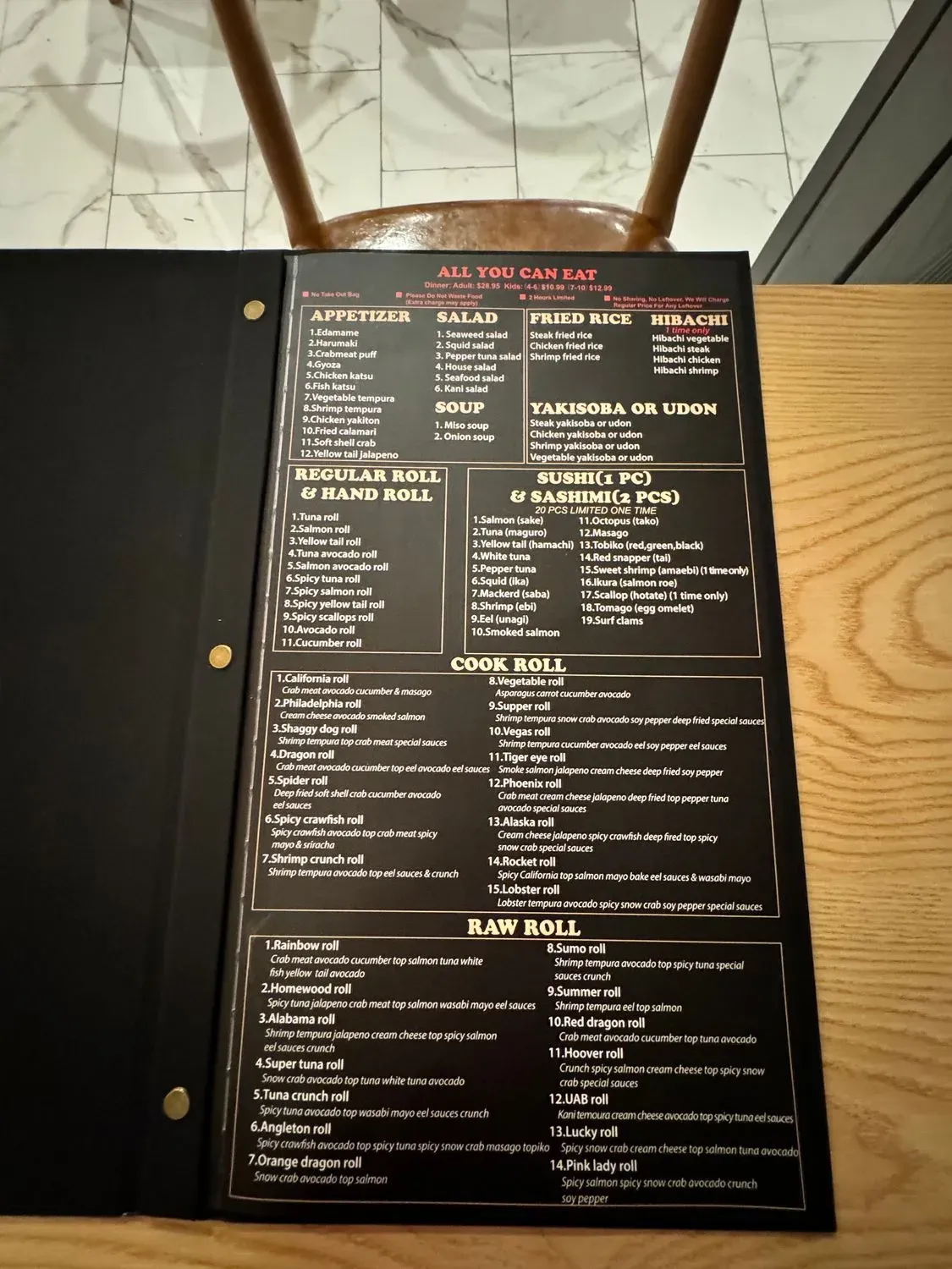 Menu 6