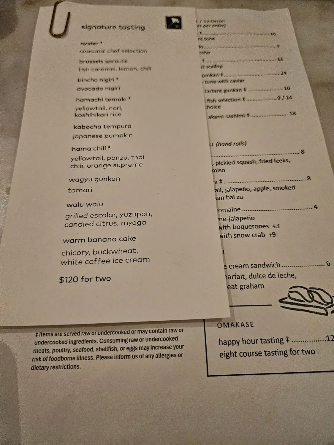 Menu 6