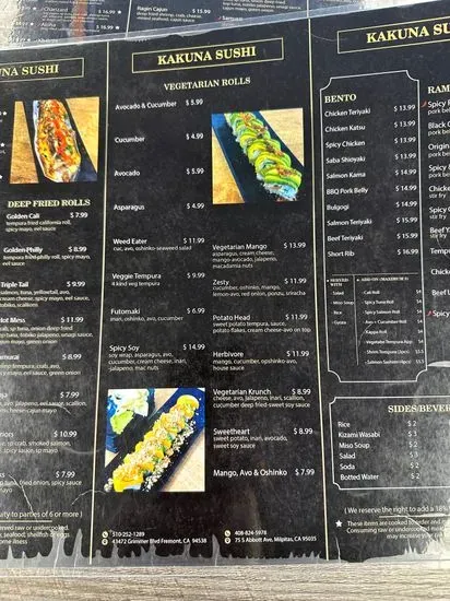 Menu 6