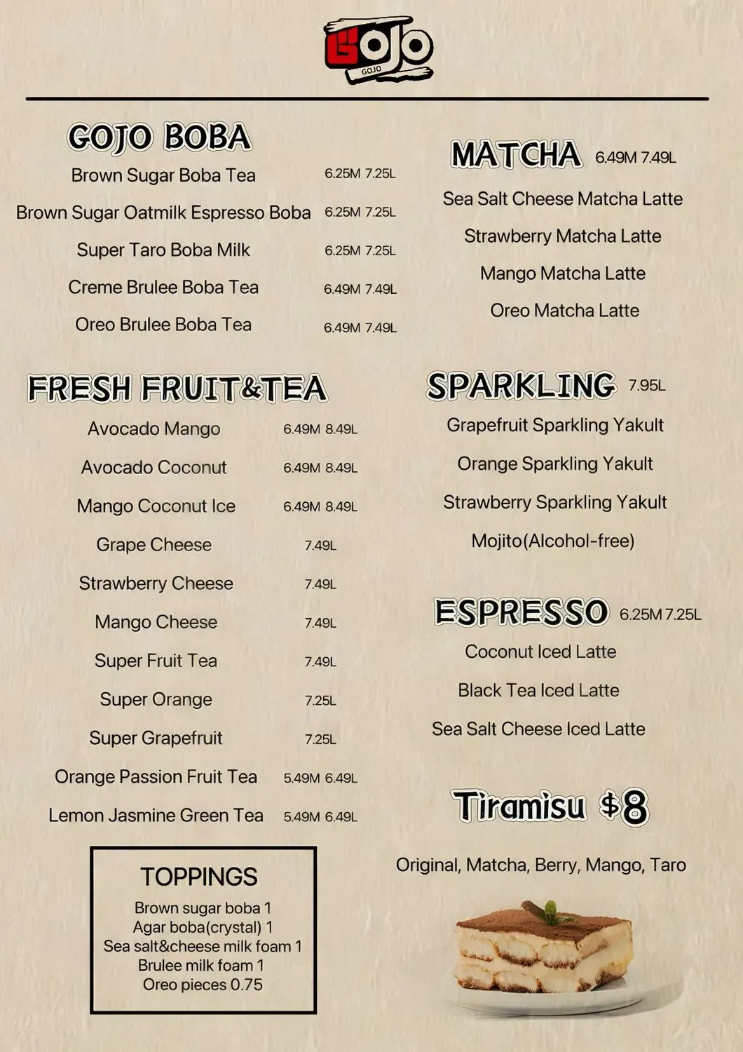 Menu 2