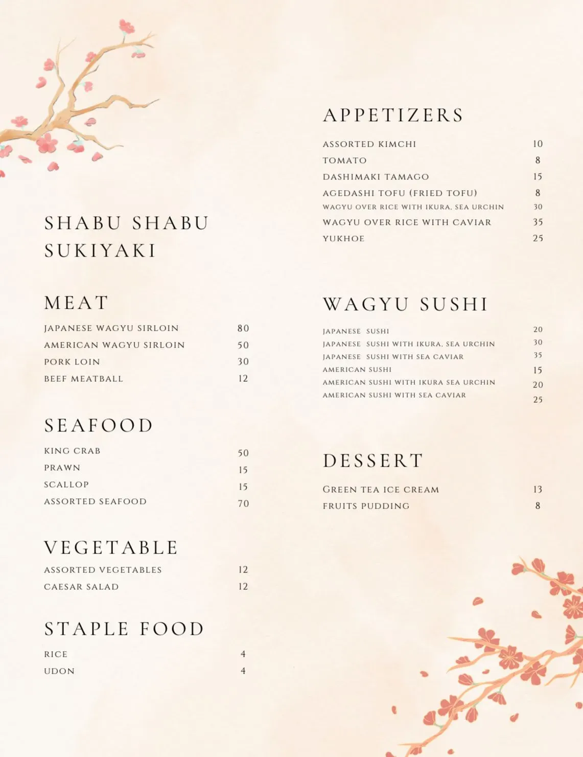 Menu 2