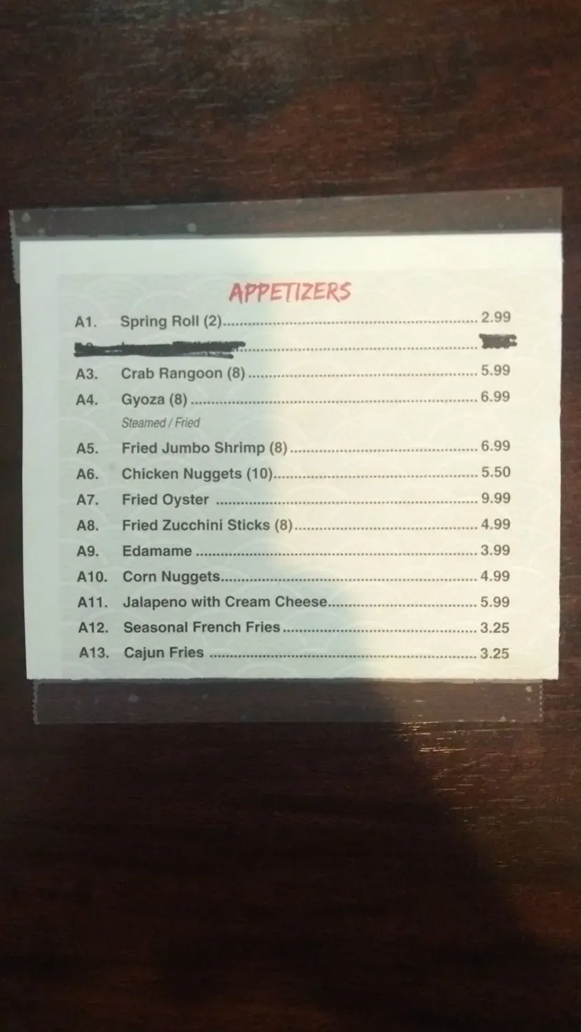 Menu 4