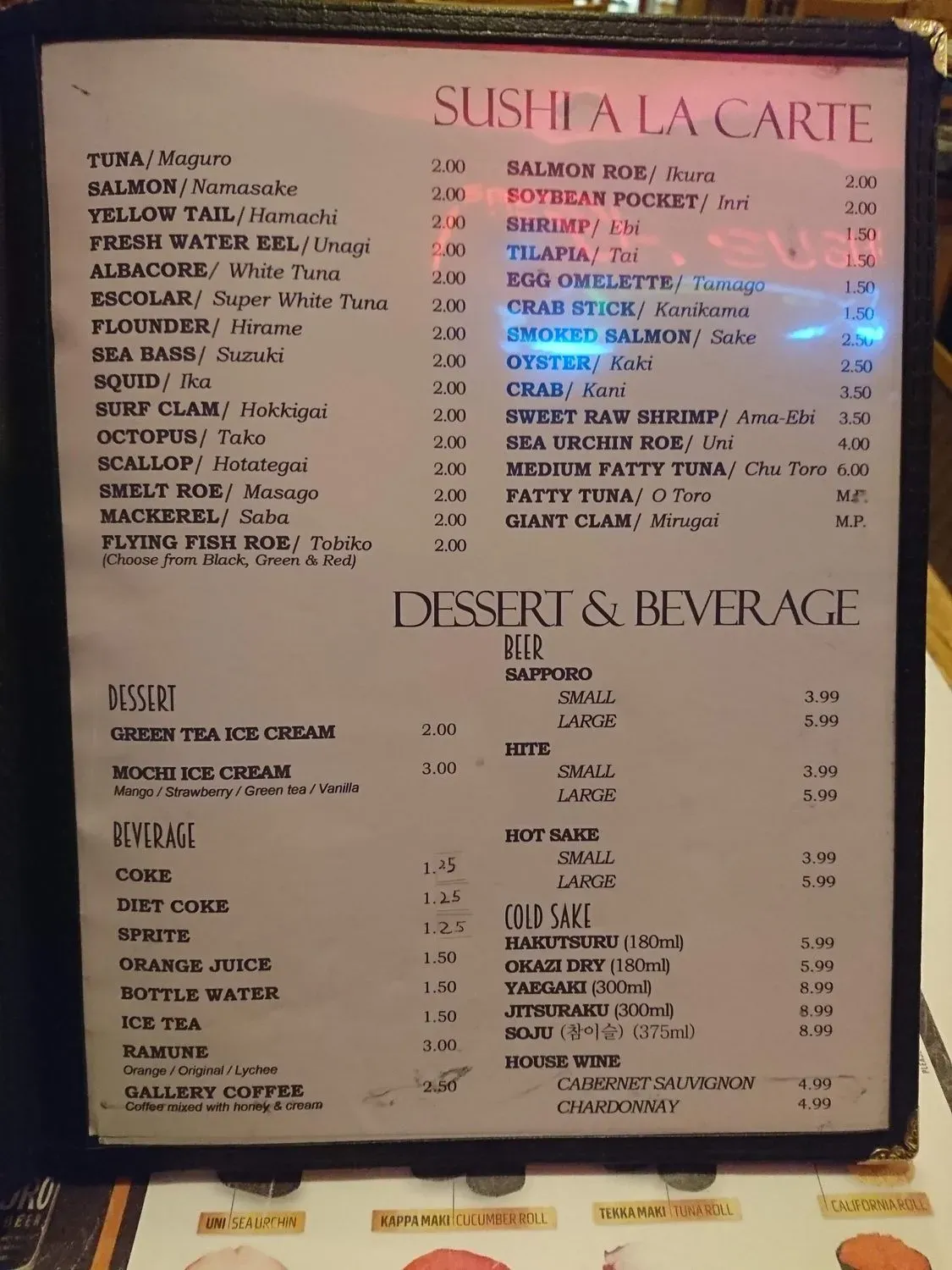 Menu 4