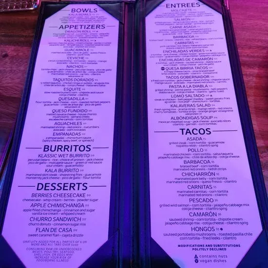 Menu 4