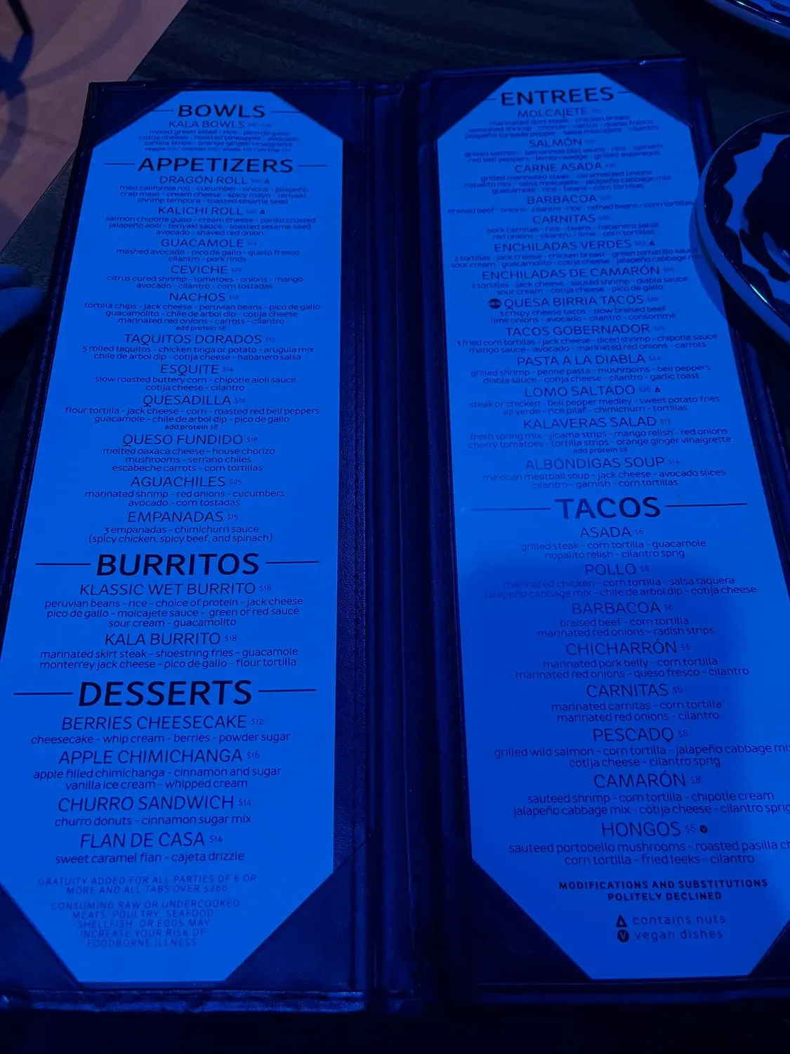 Menu 6