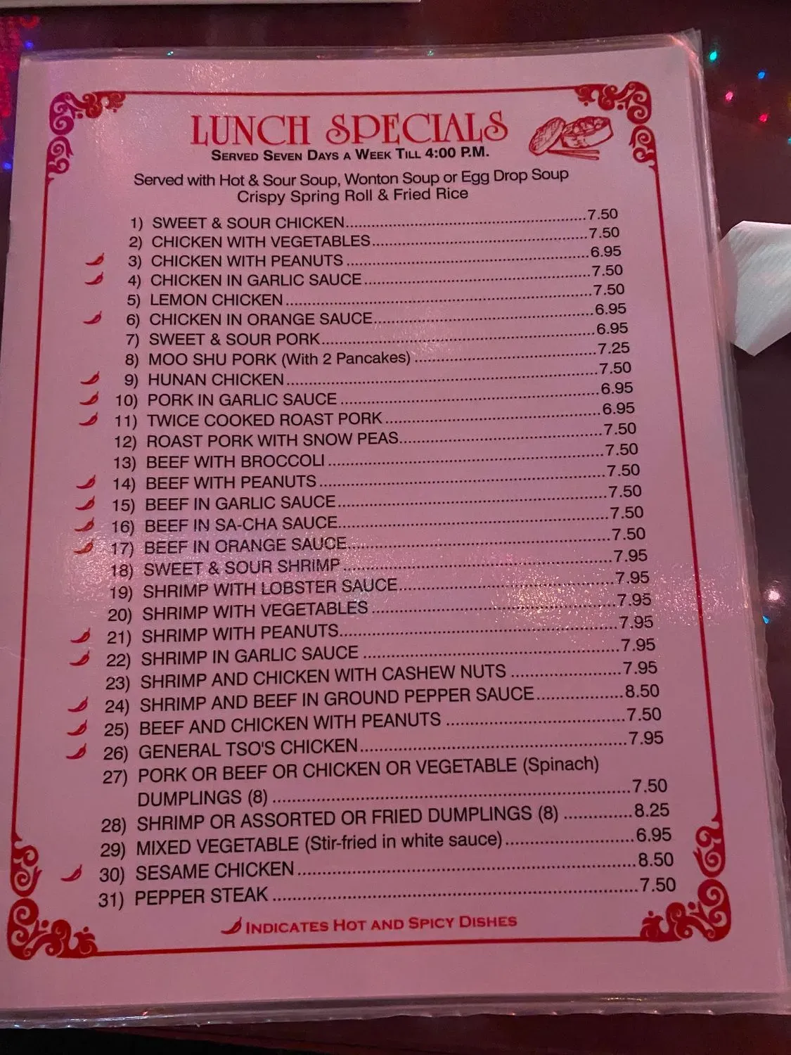 Menu 2