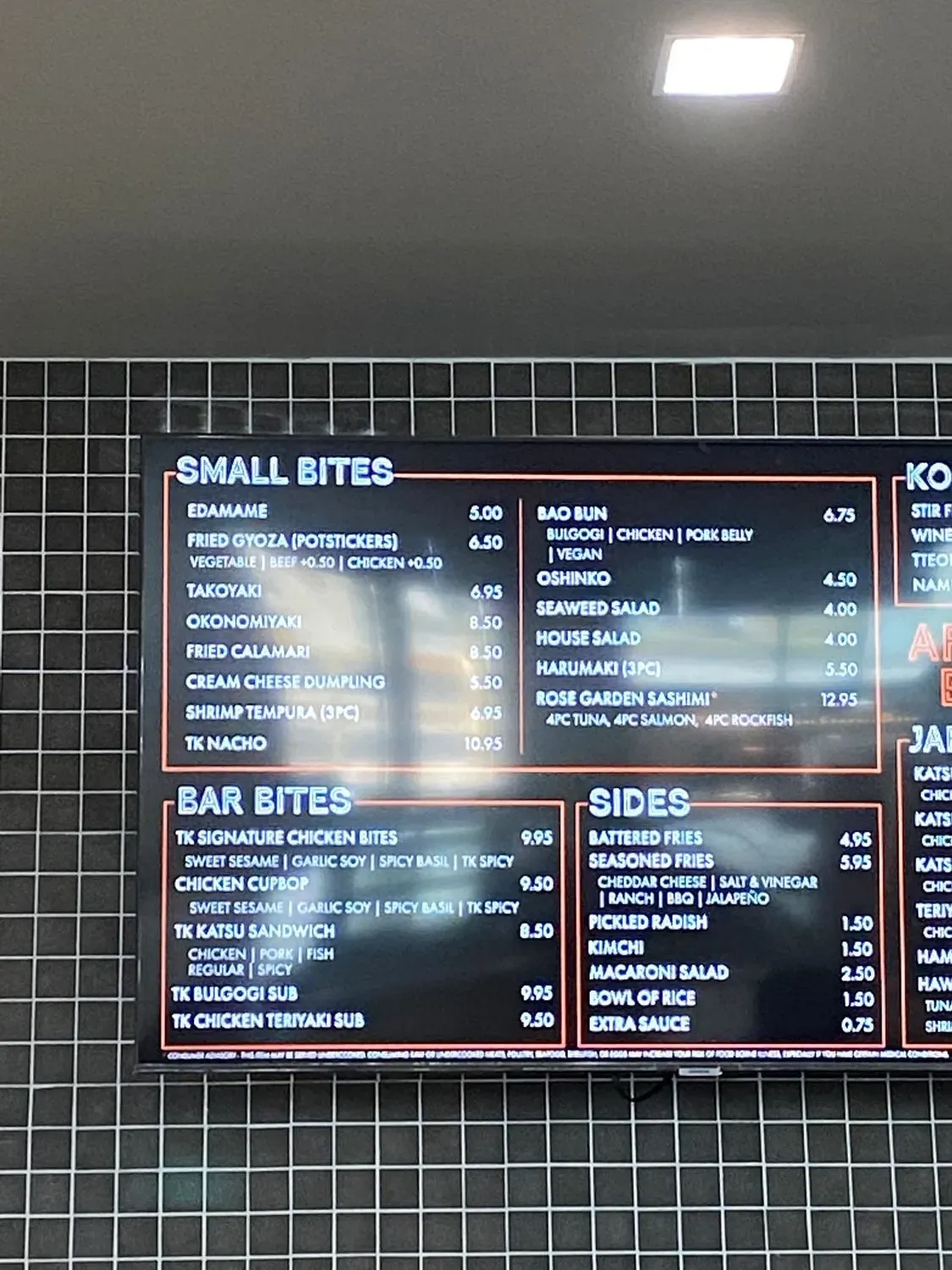 Menu 6