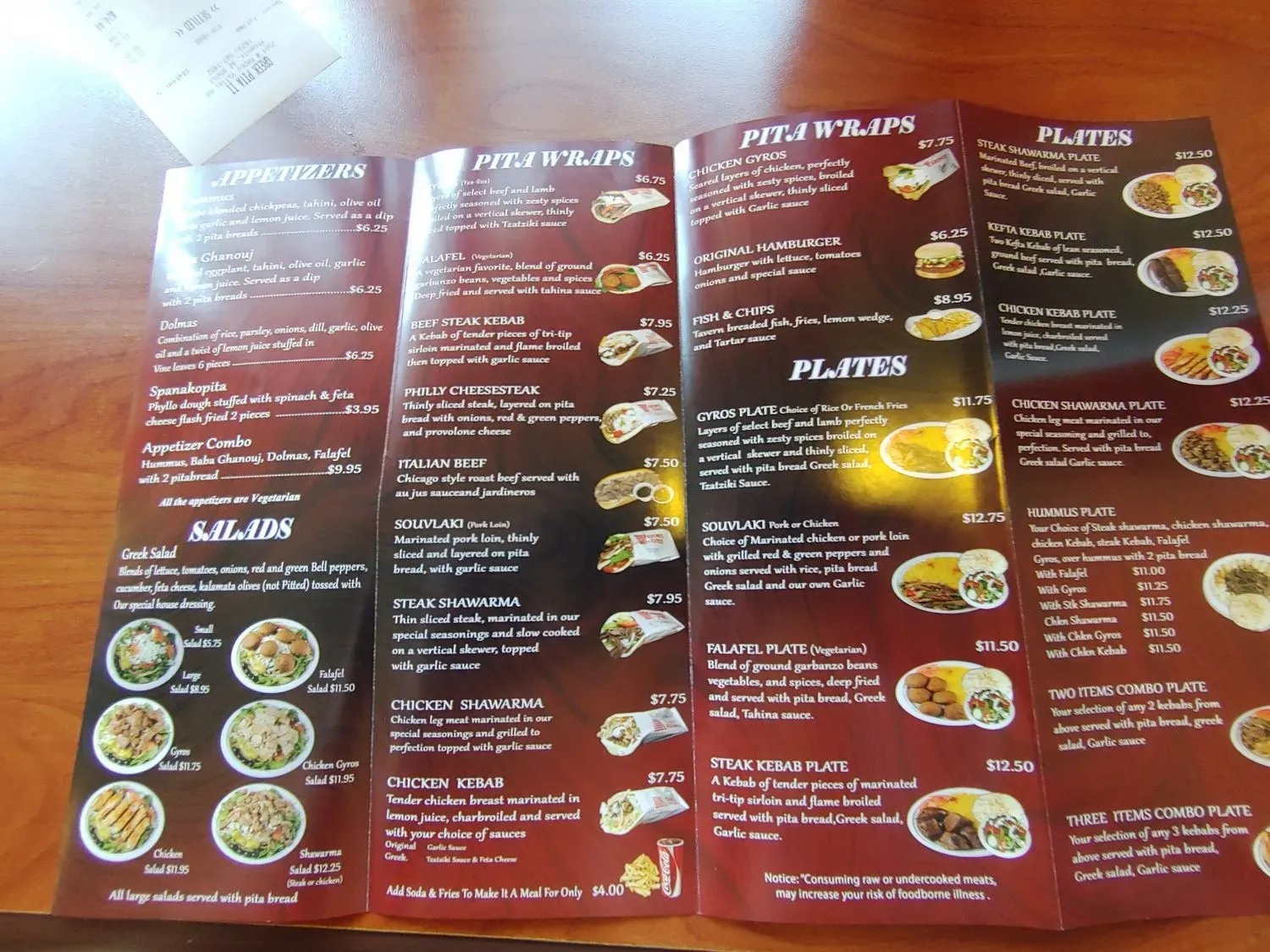 Menu 4