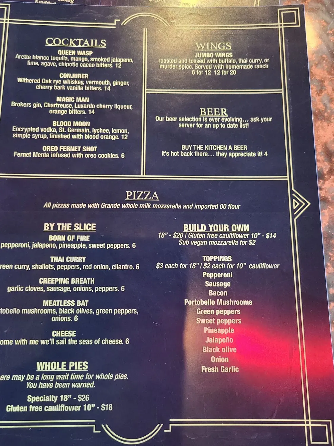 Menu 2