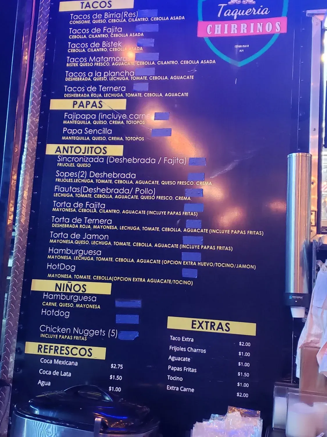 Menu 3