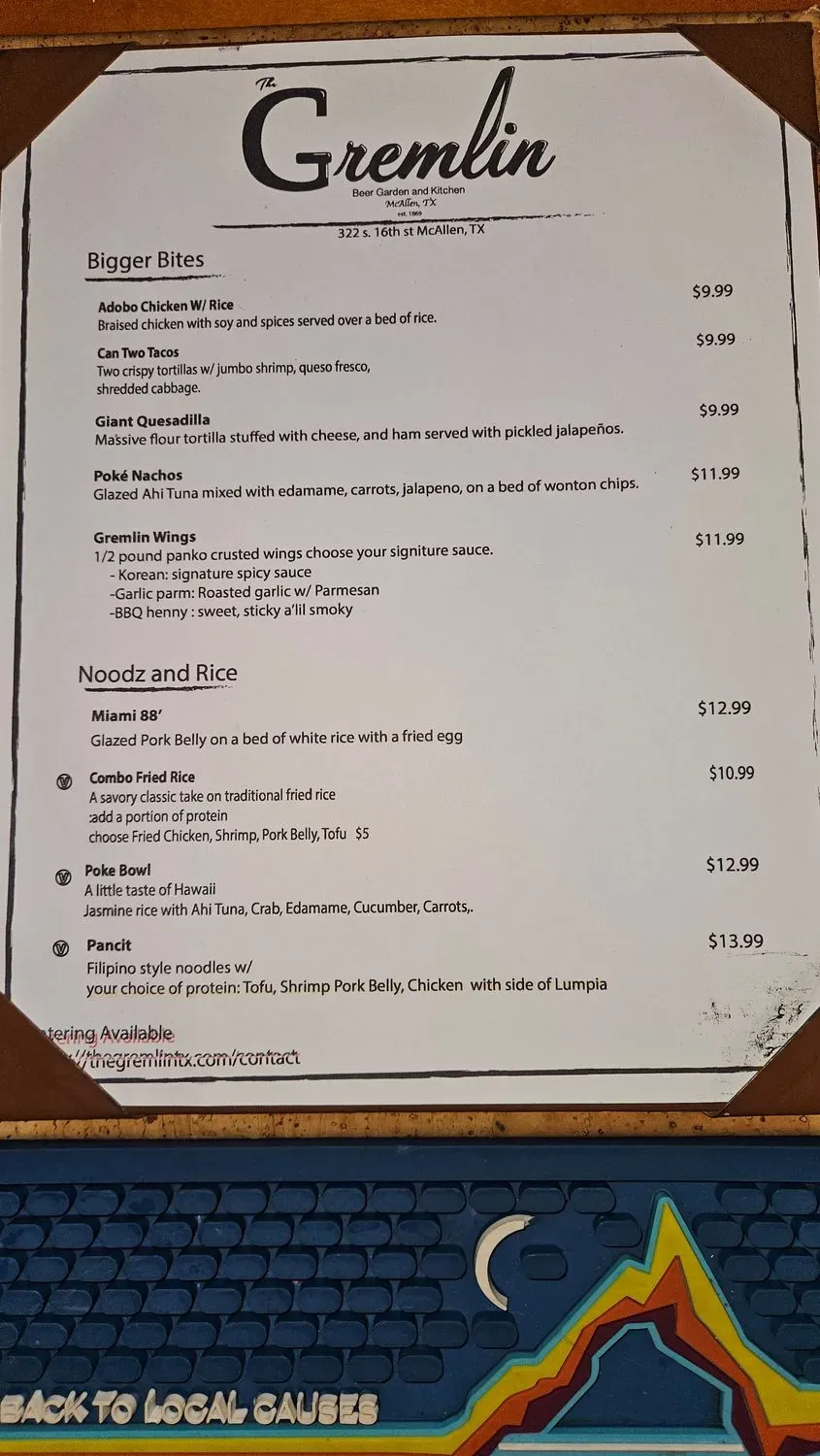 Menu 2