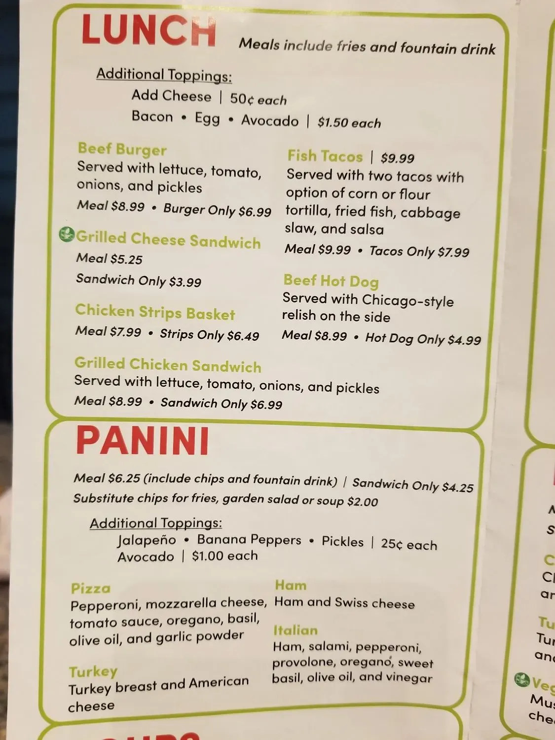 Menu 3