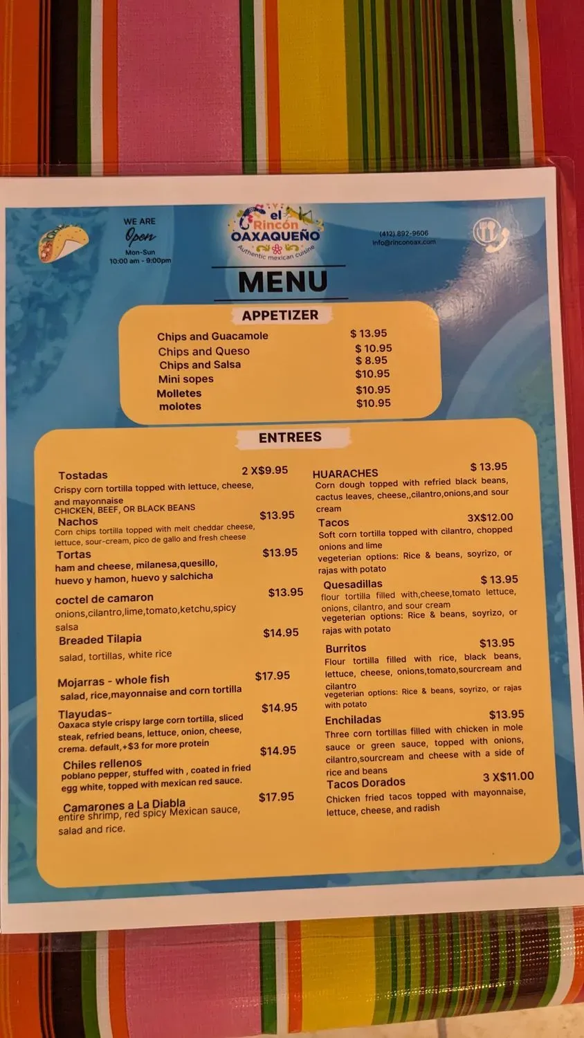 Menu 5