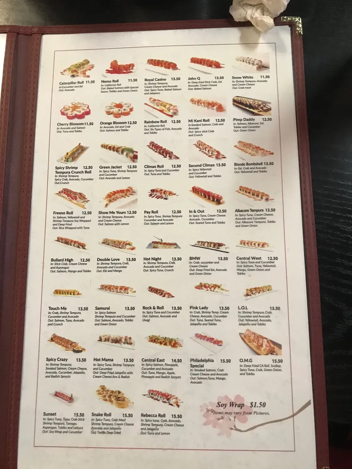 Menu 6