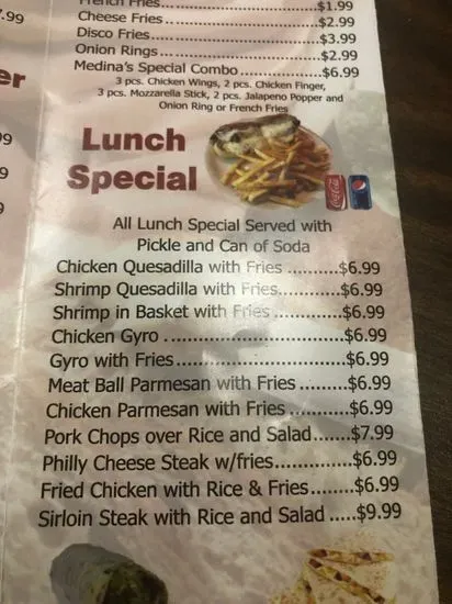 Menu 4