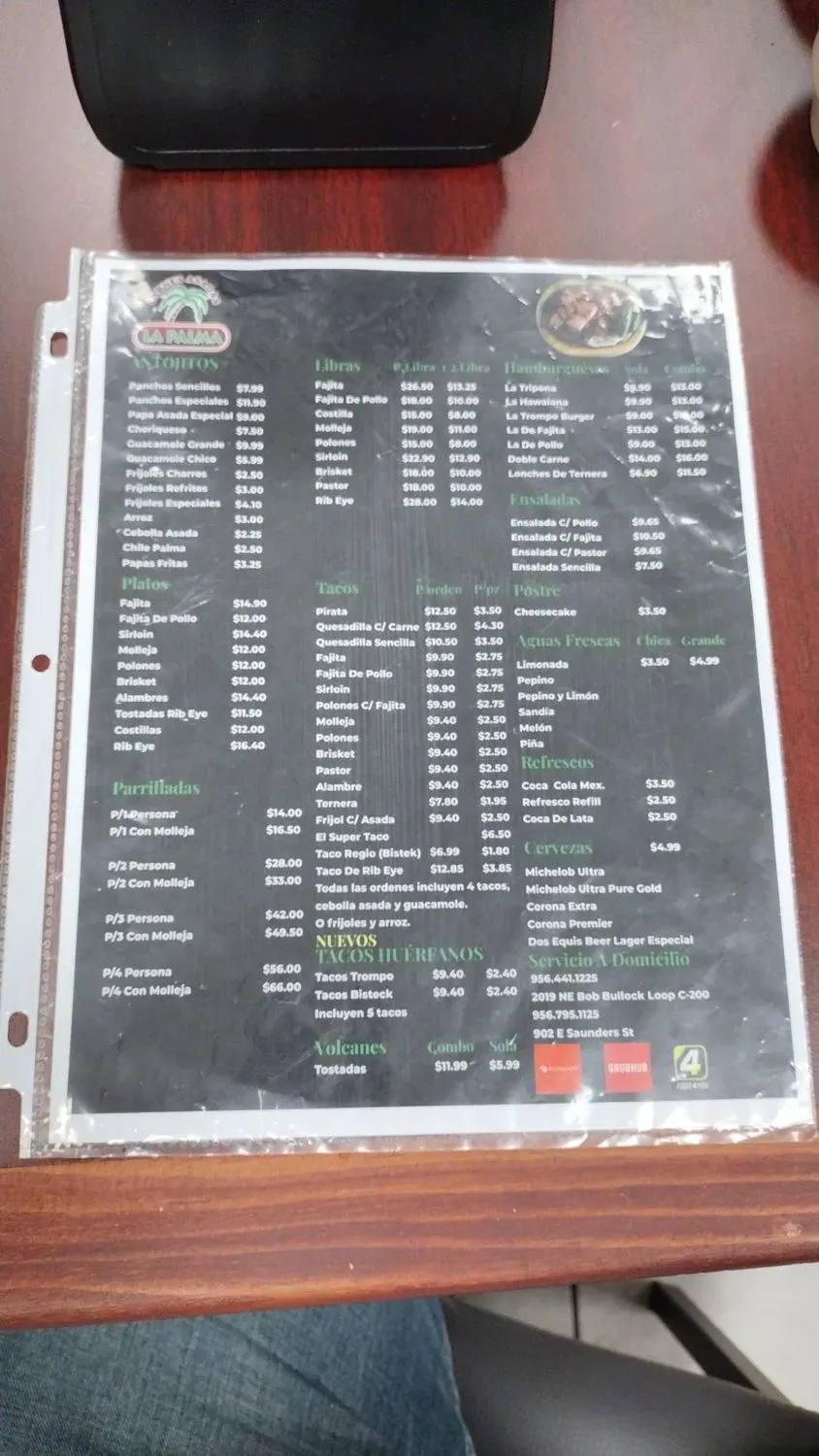 Menu 4