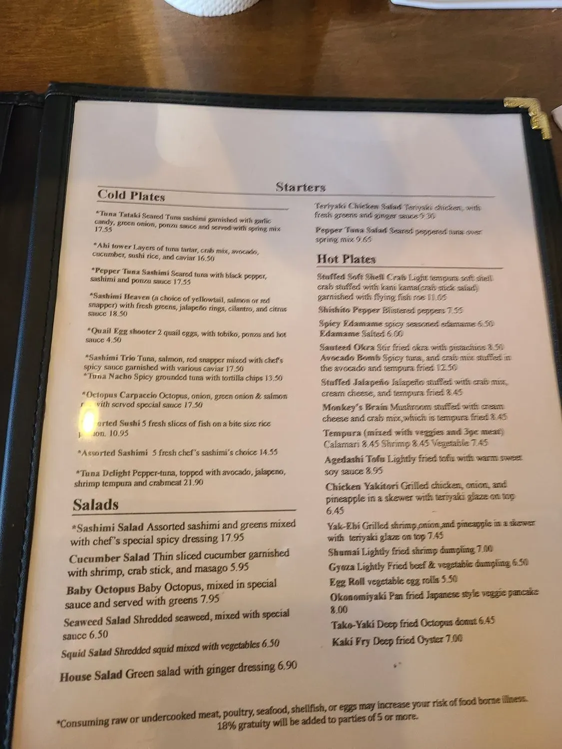 Menu 5