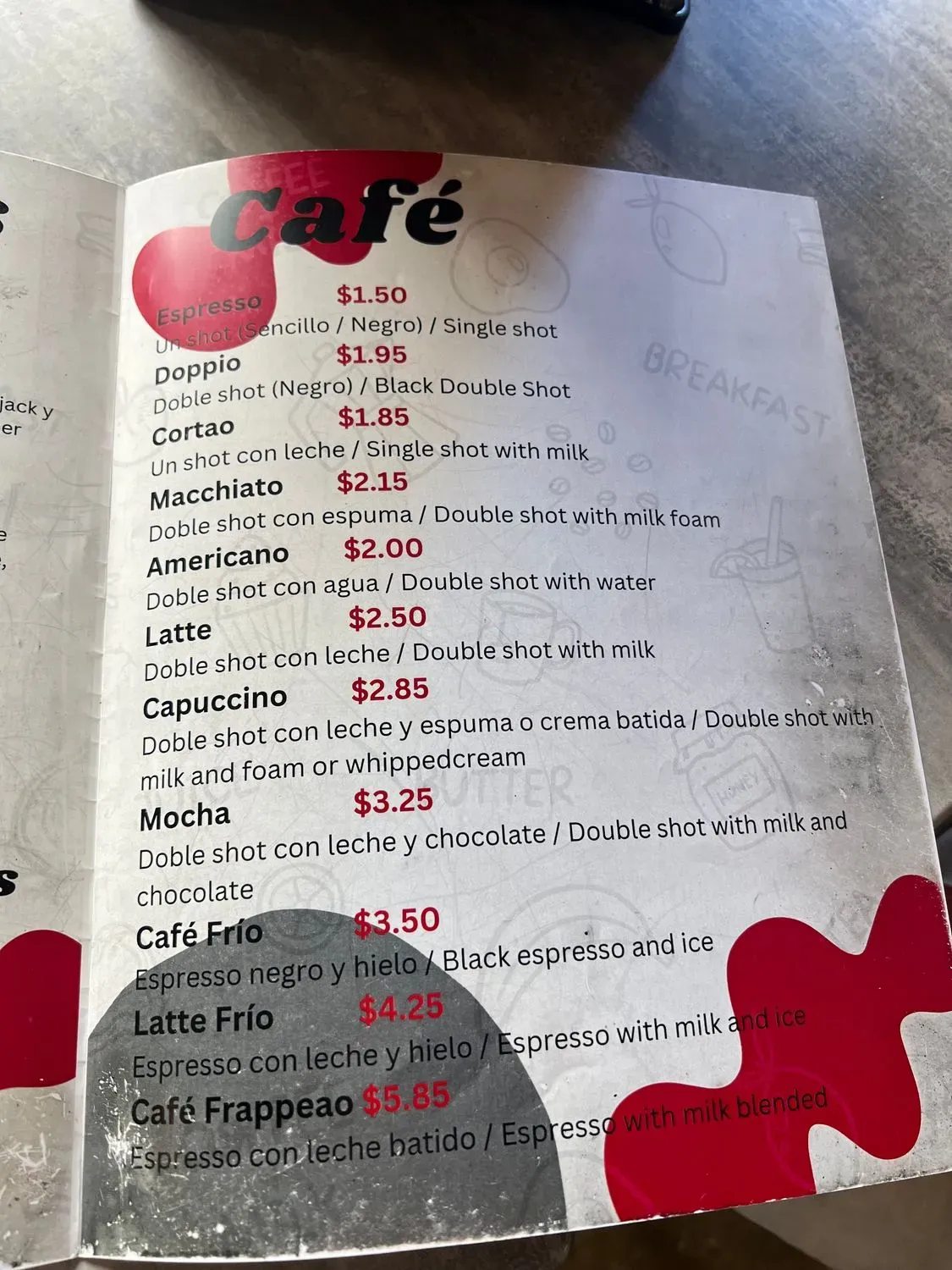 Menu 4