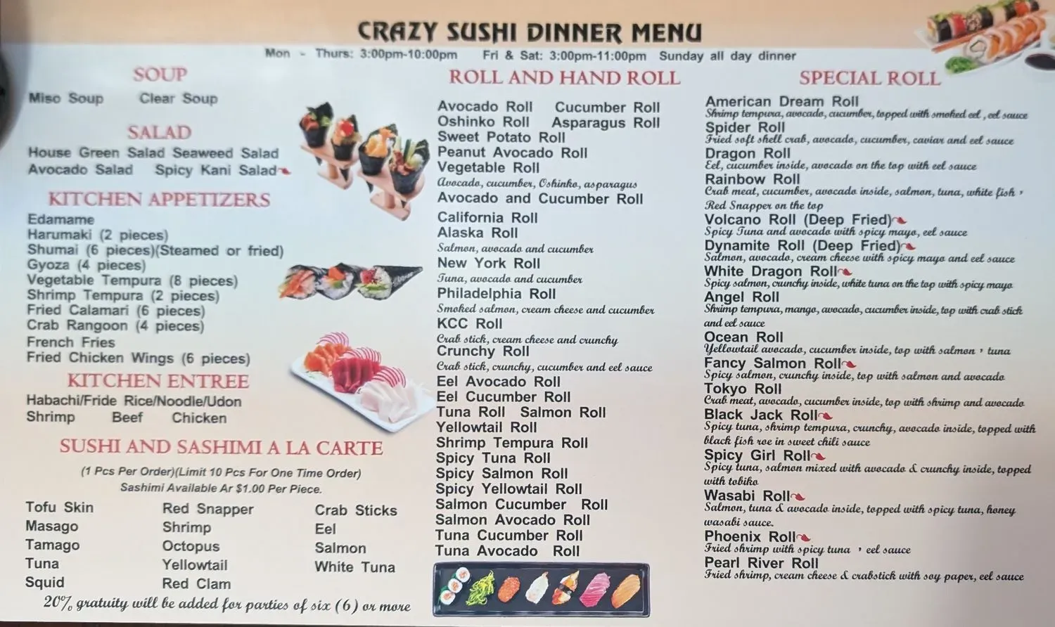 Menu 4