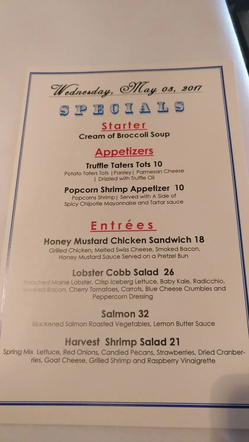 Menu 6