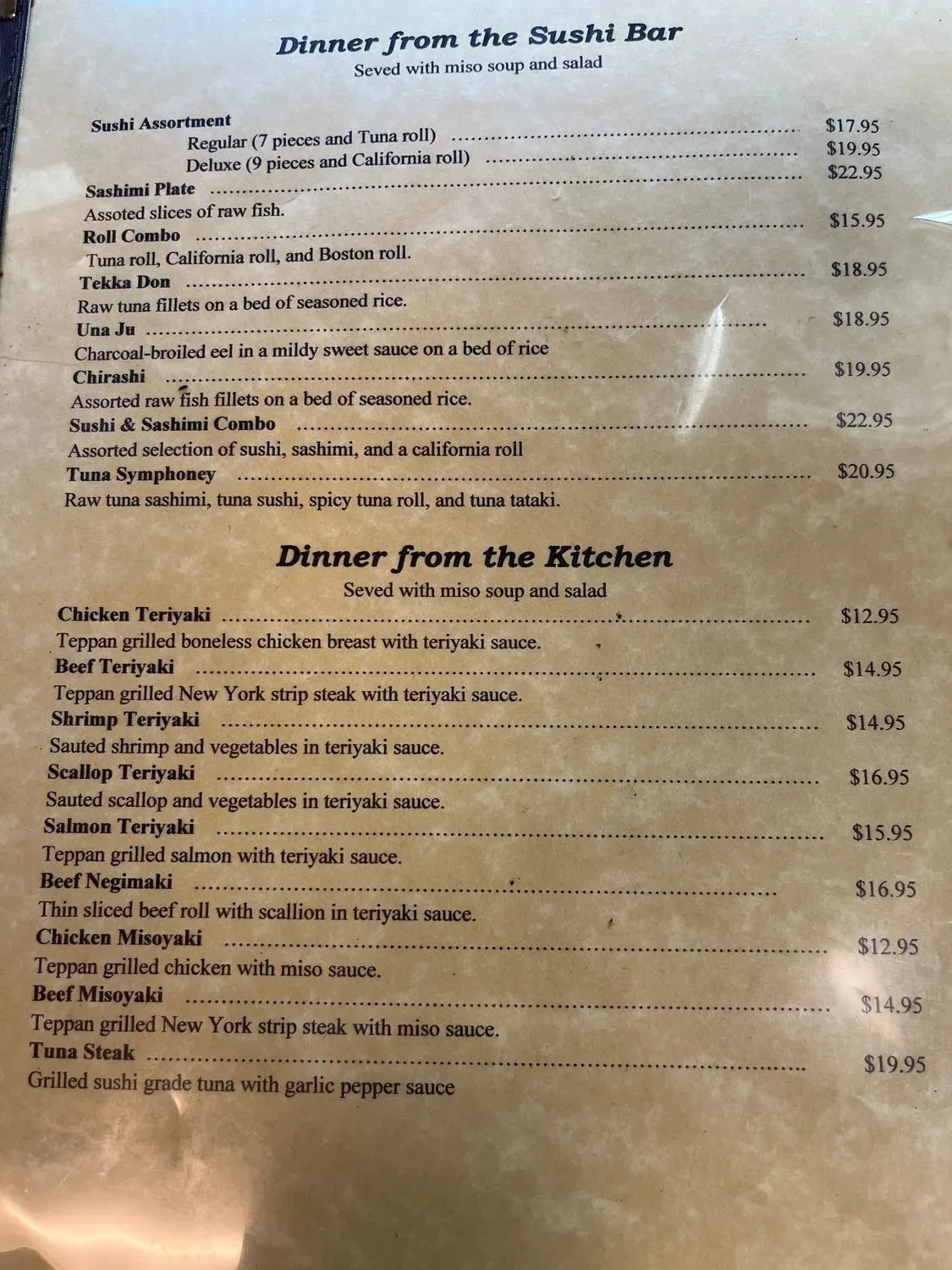 Menu 5