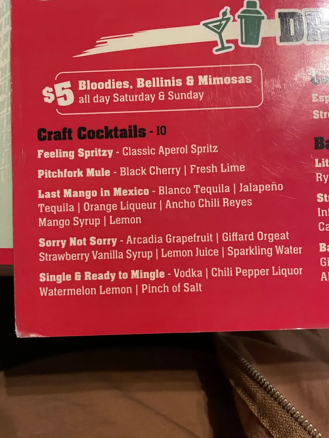 Menu 5