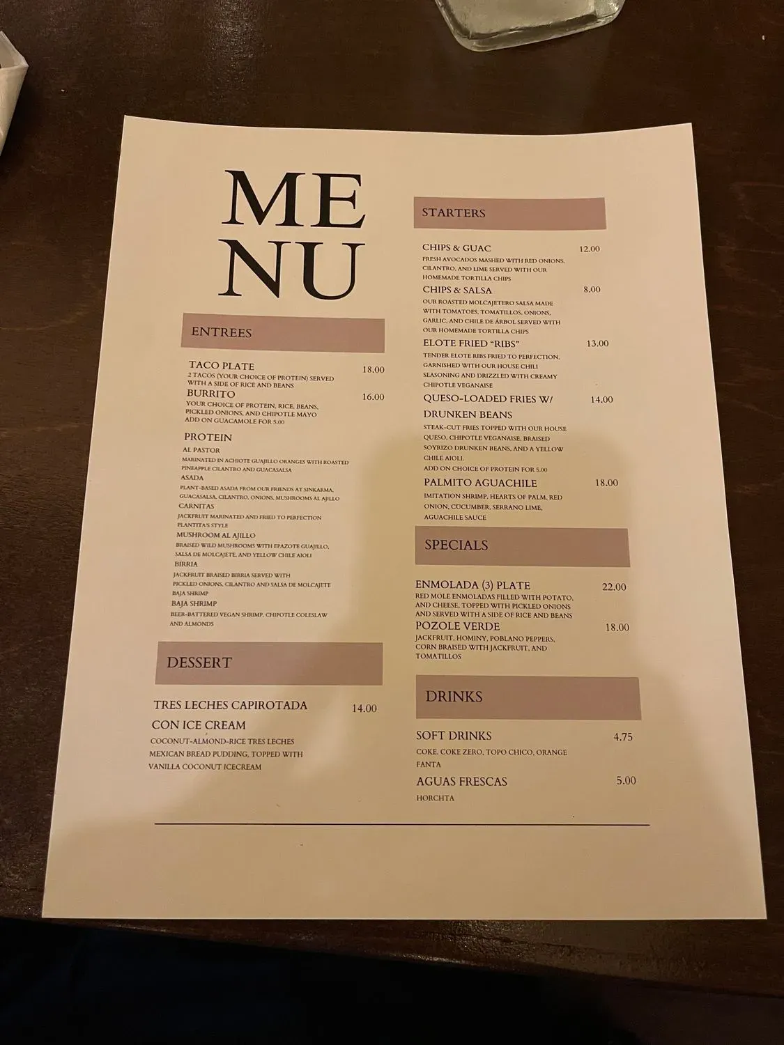 Menu 3