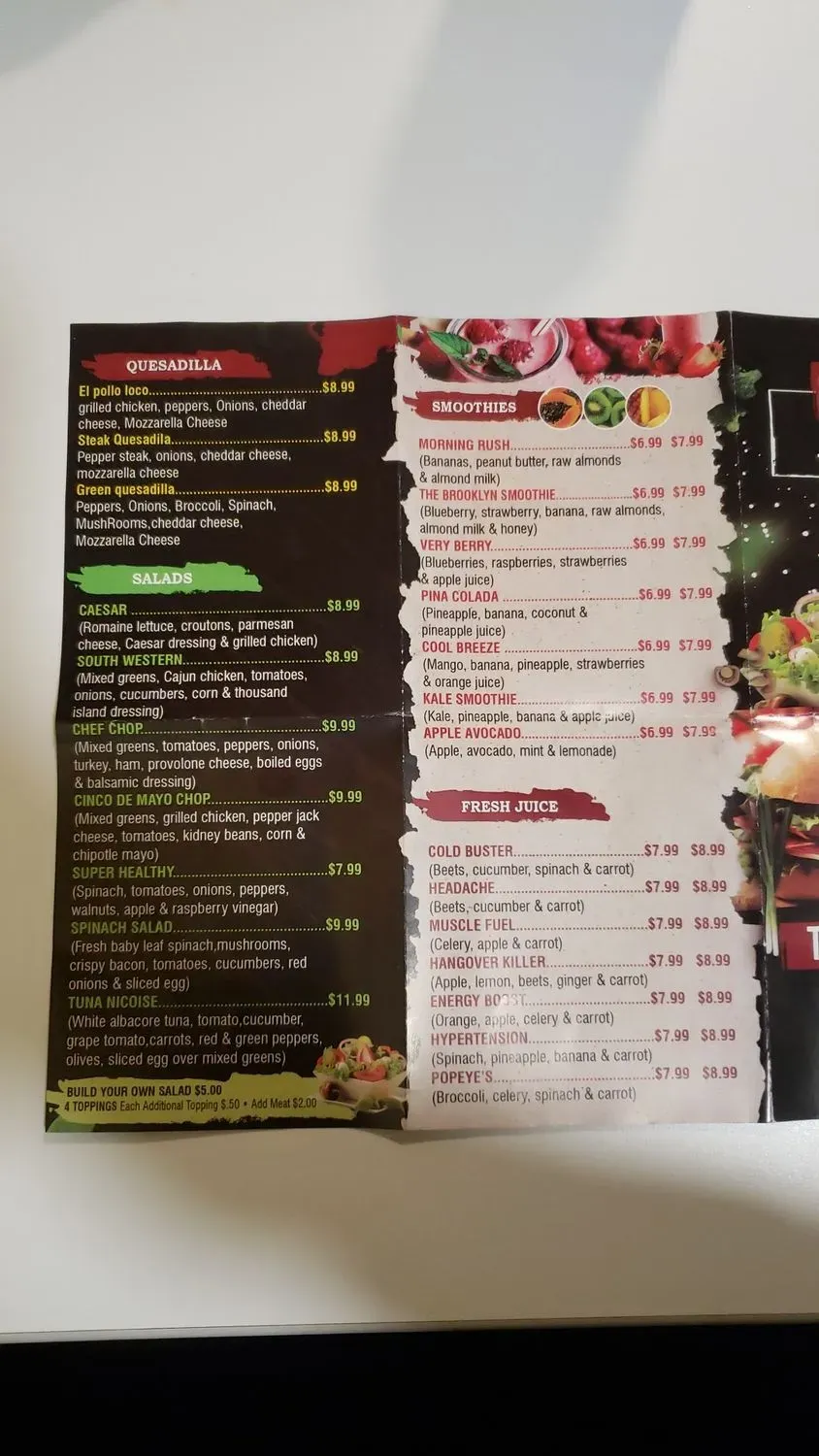 Menu 2