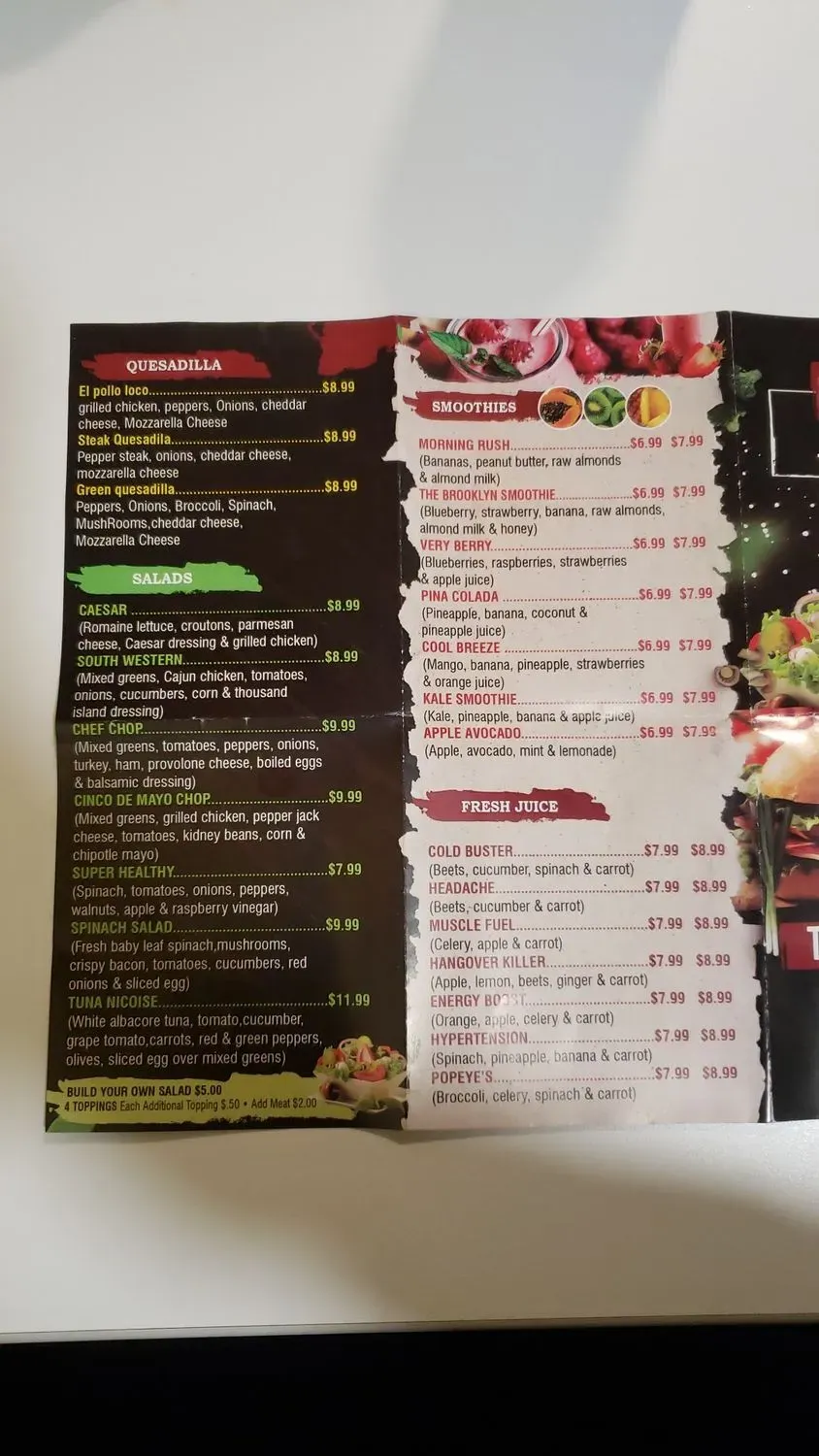 Menu 2