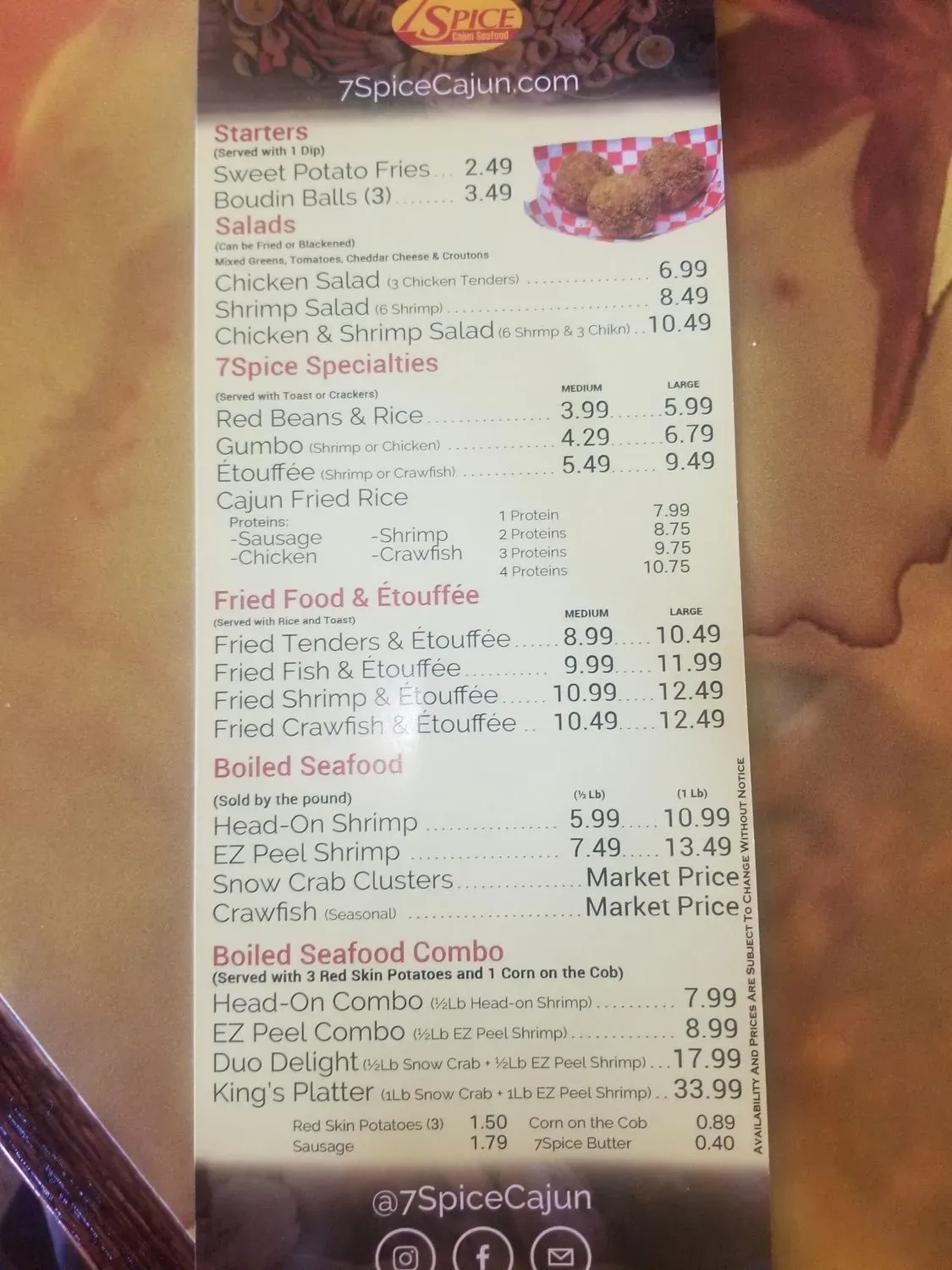 Menu 5