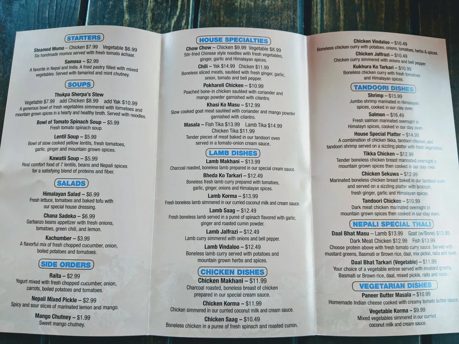 Menu 6