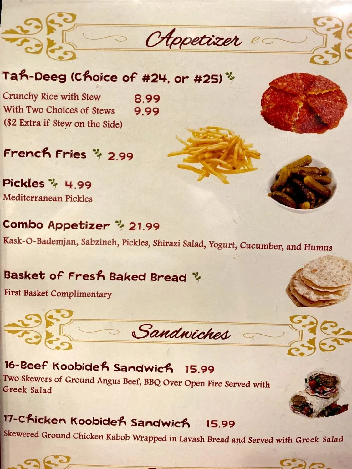 Menu 4