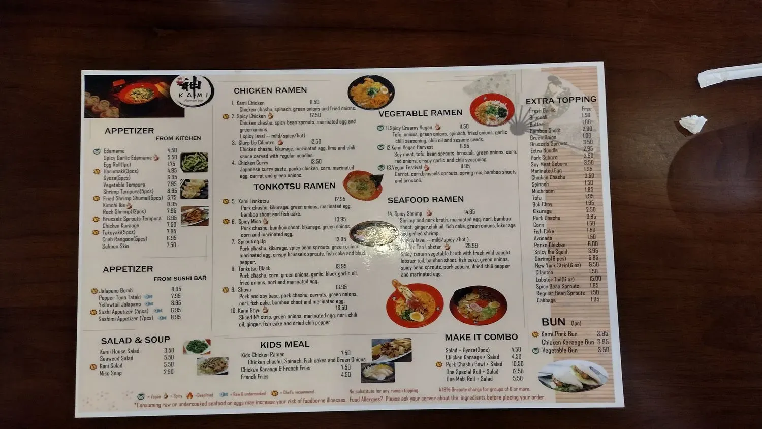 Menu 5