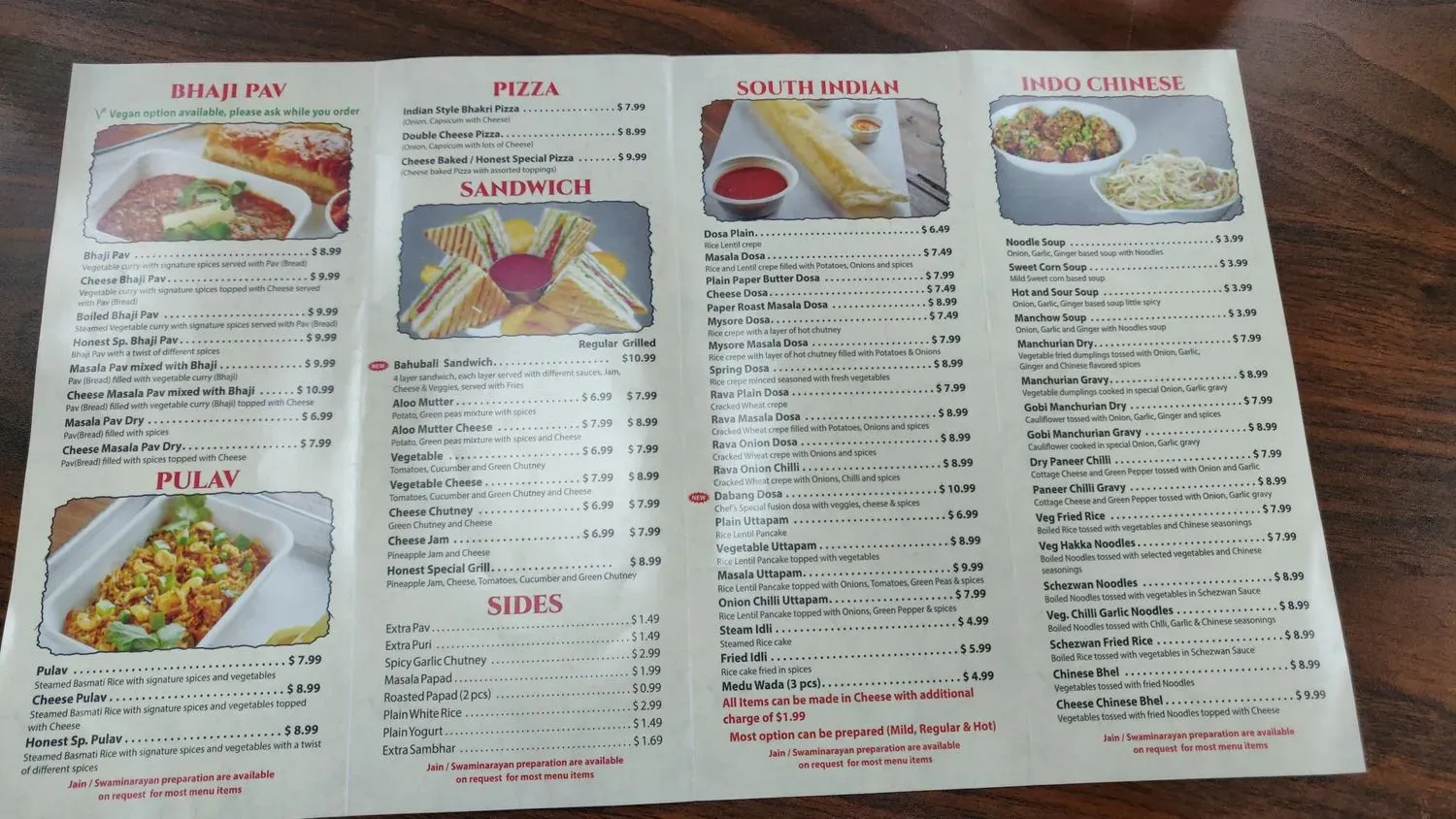 Menu 3