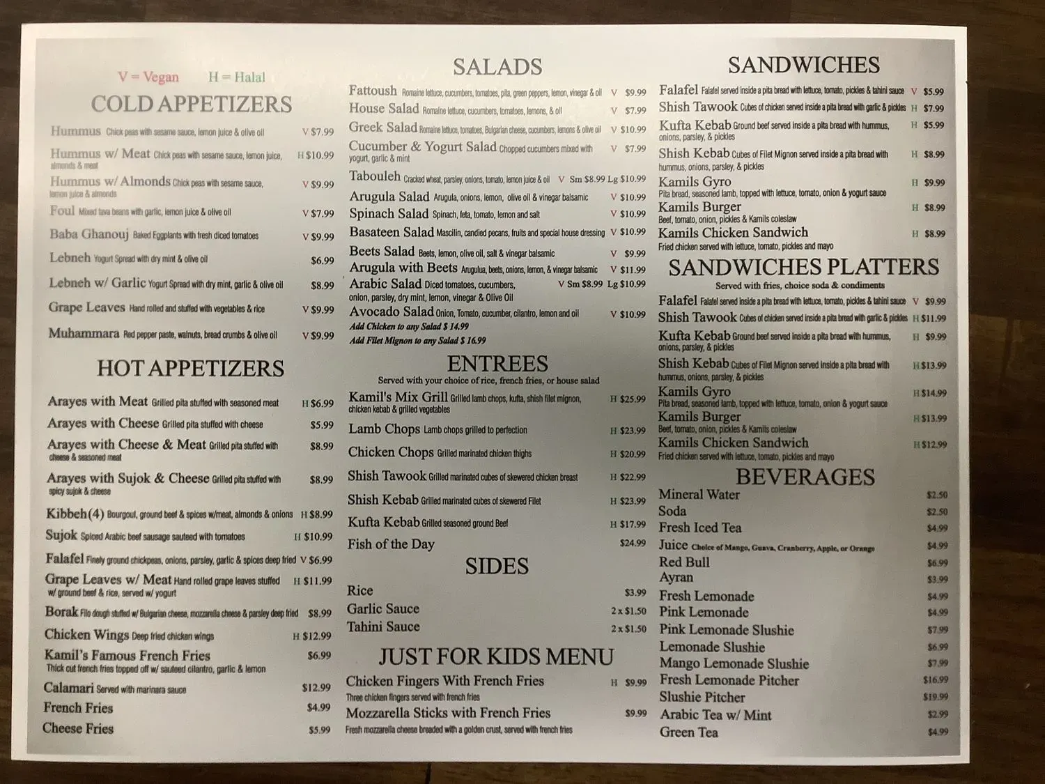 Menu 3