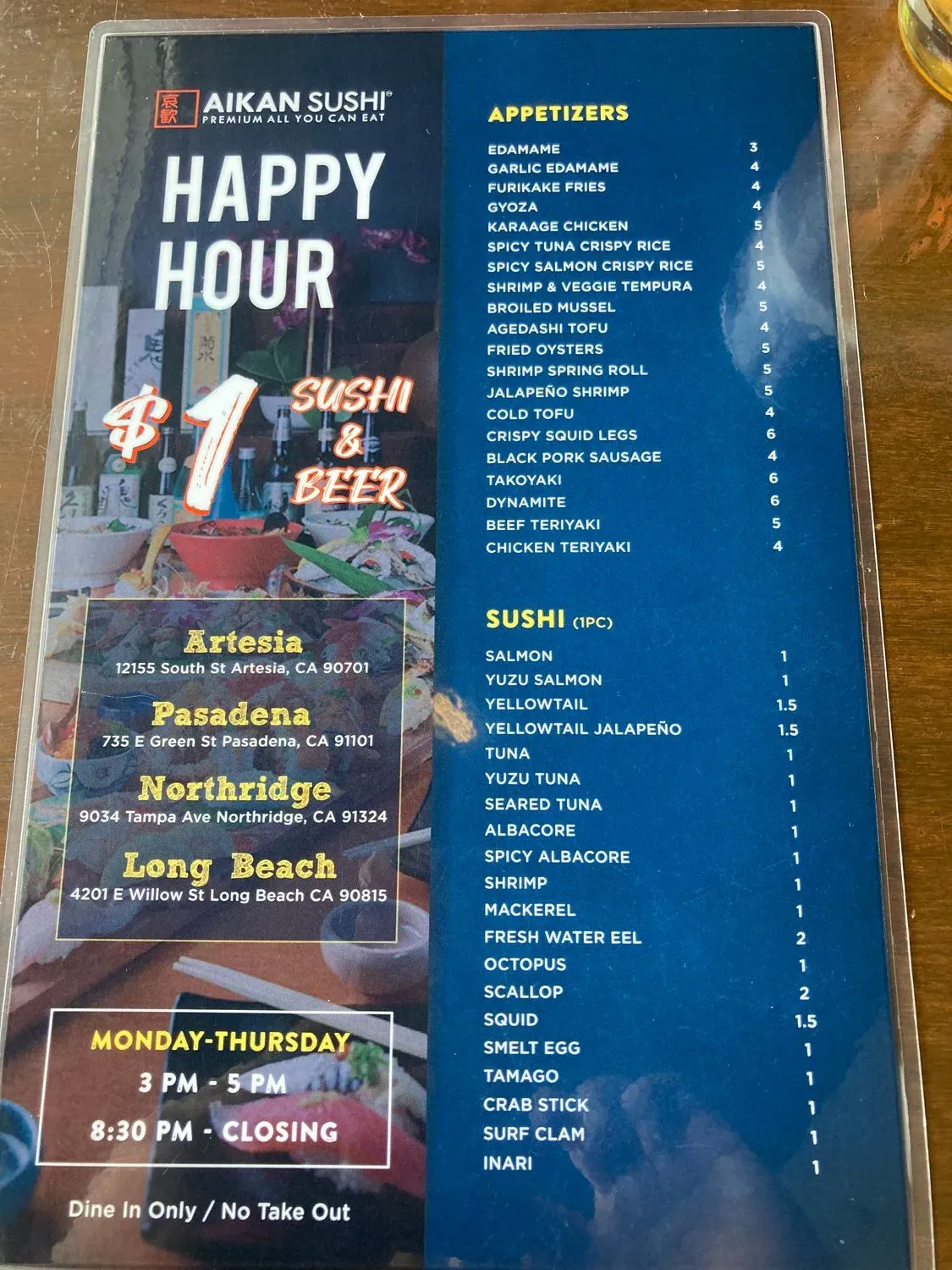 Menu 6