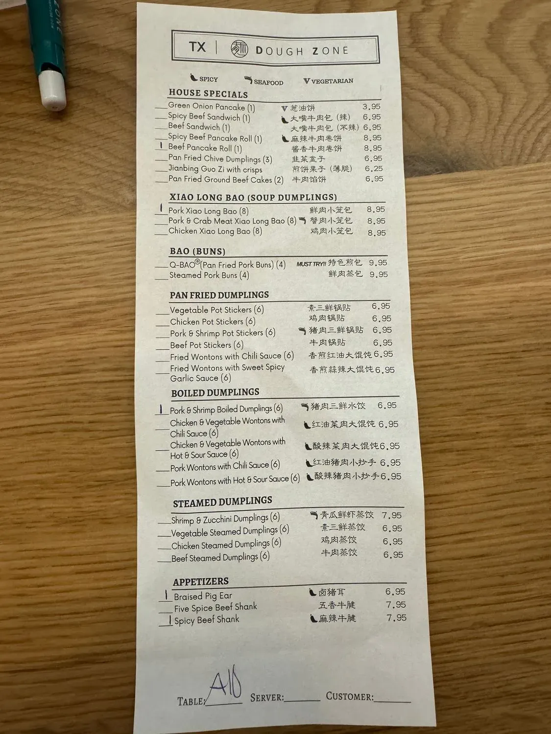 Menu 4