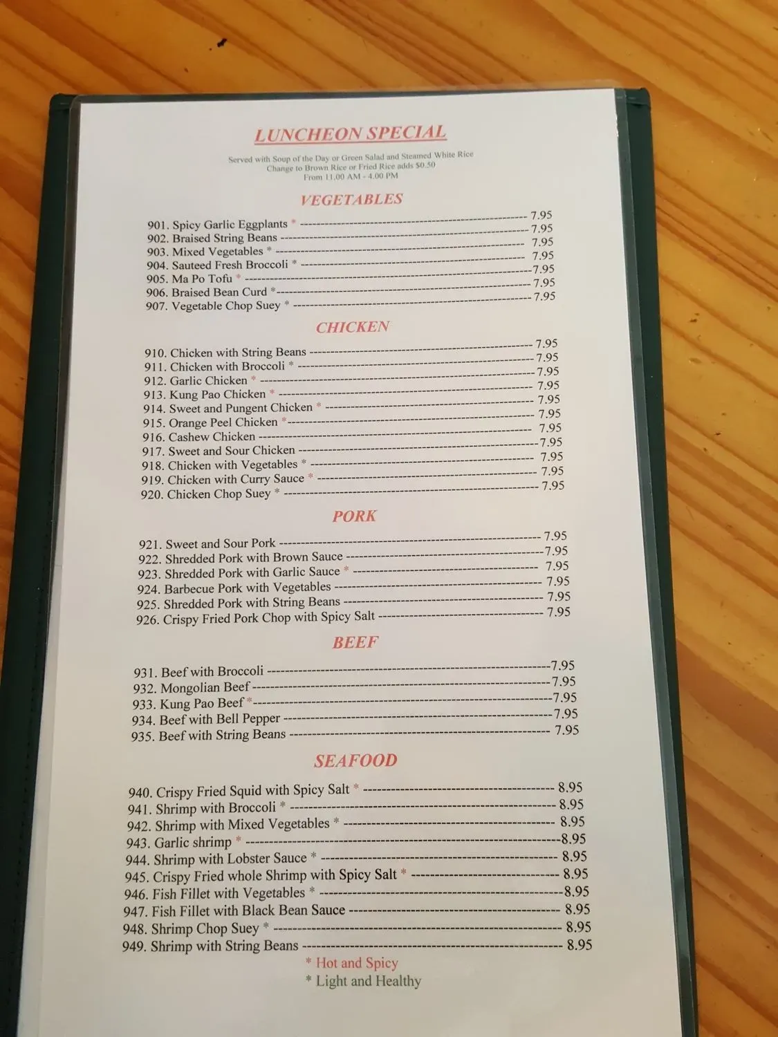 Menu 6