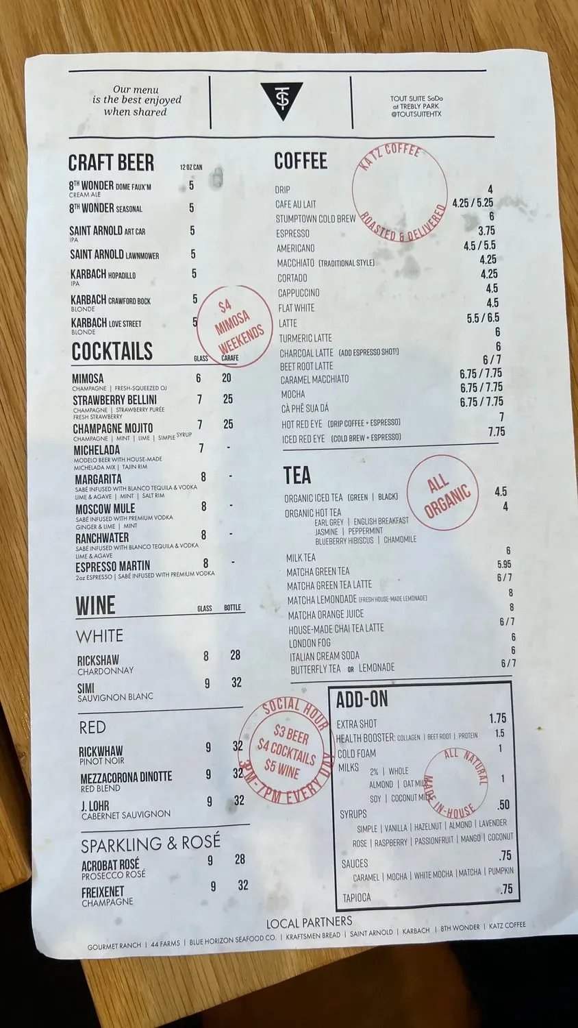 Menu 2