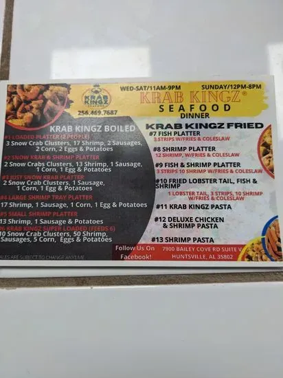 Menu 5