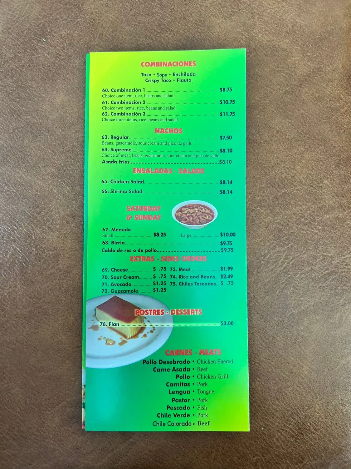 Menu 4