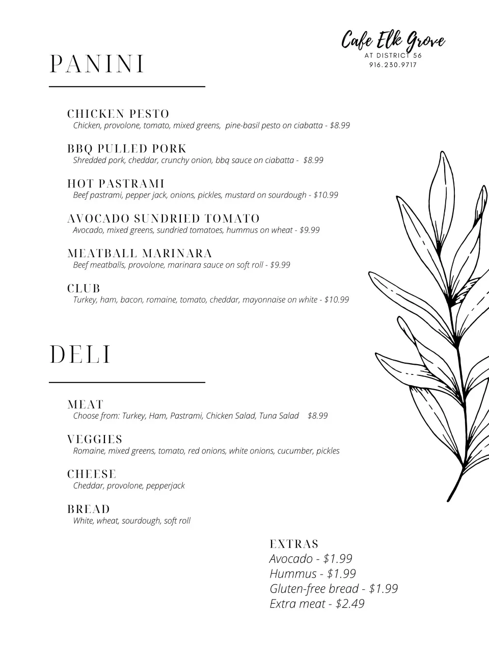 Menu 2